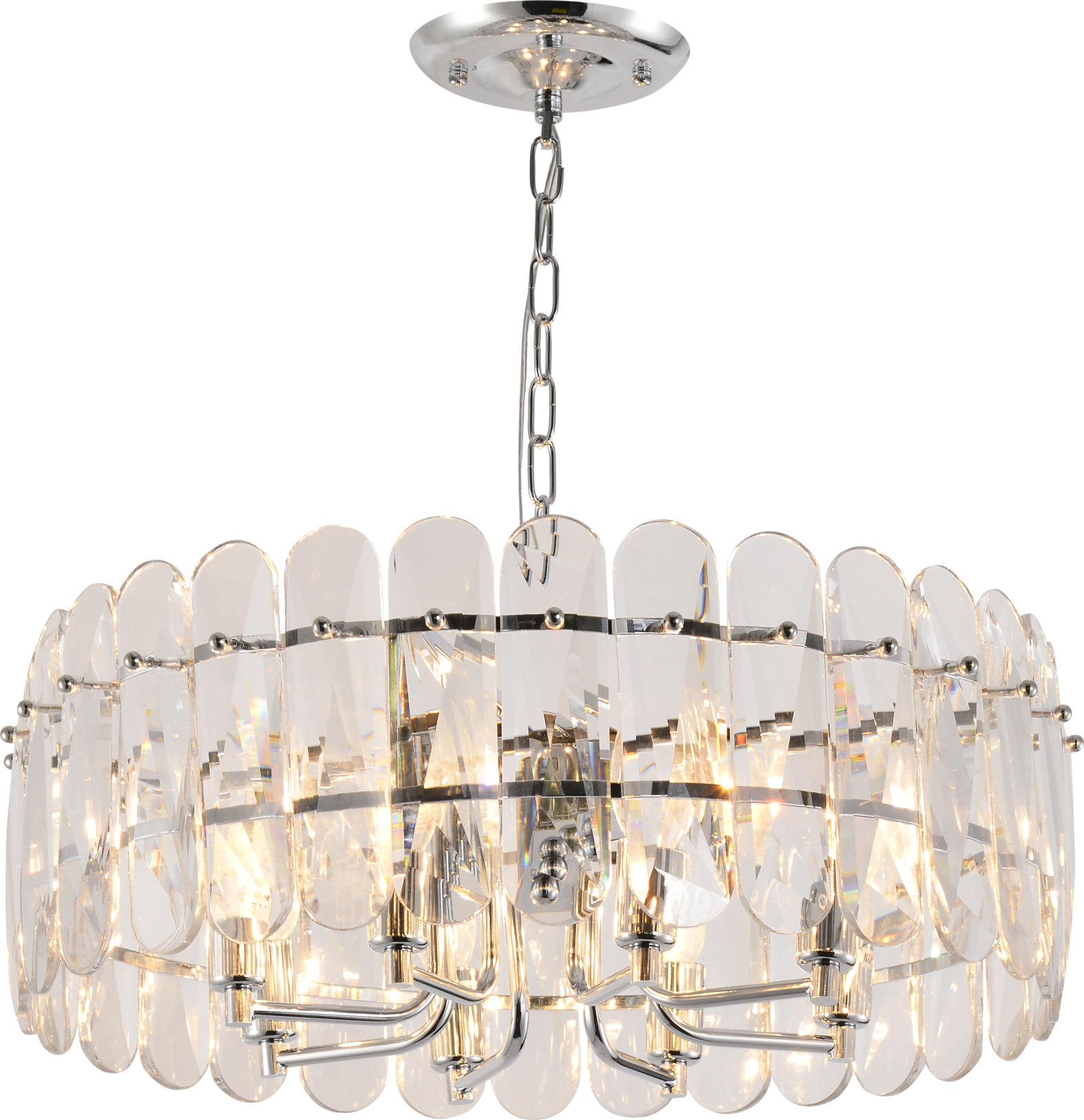 Люстра 8хЕ14 40Вт 1045-308 хрусталь Jade