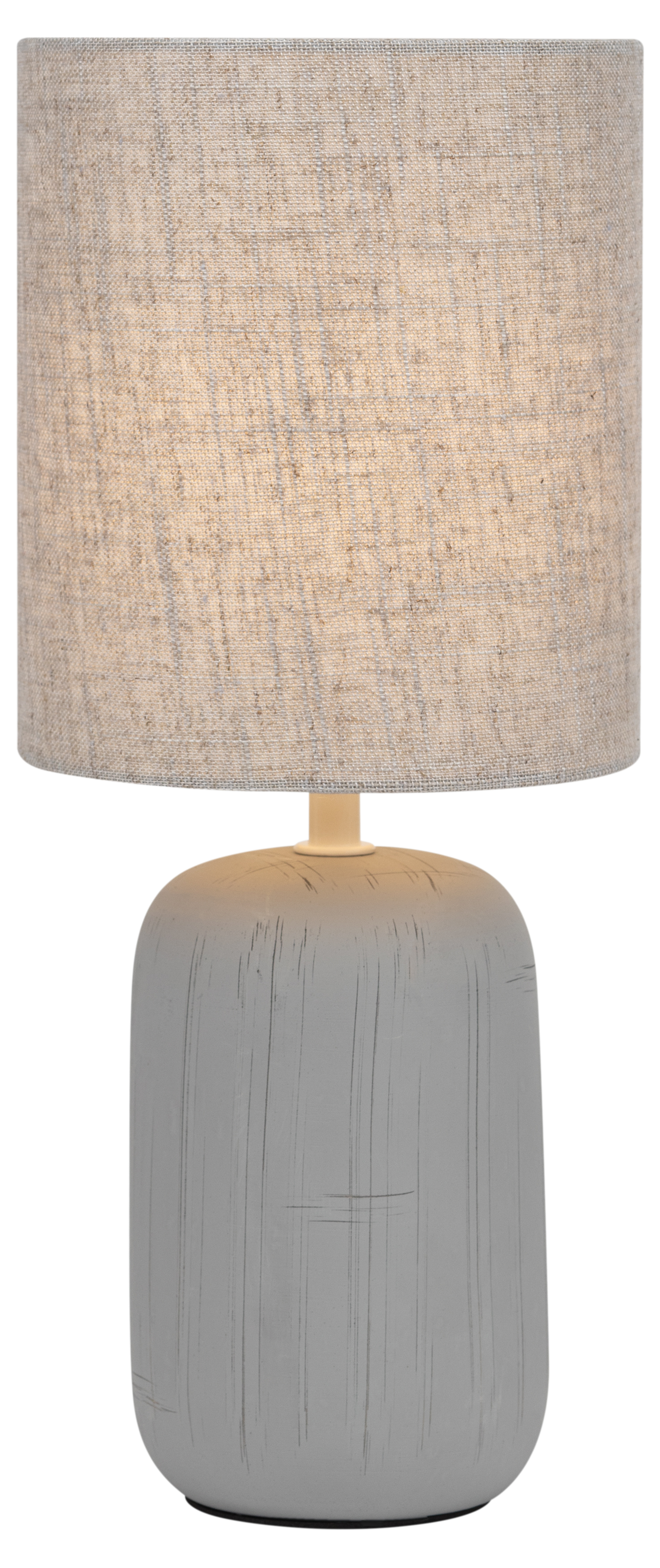 Лампа настольная Ramona 7041-502 1 х Е14 40 Вт керамика серая с абажуром