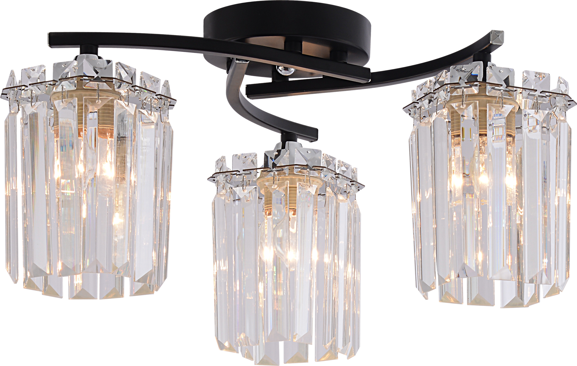 Люстра June 1062-303 3хЕ27 60 Вт хрусталь