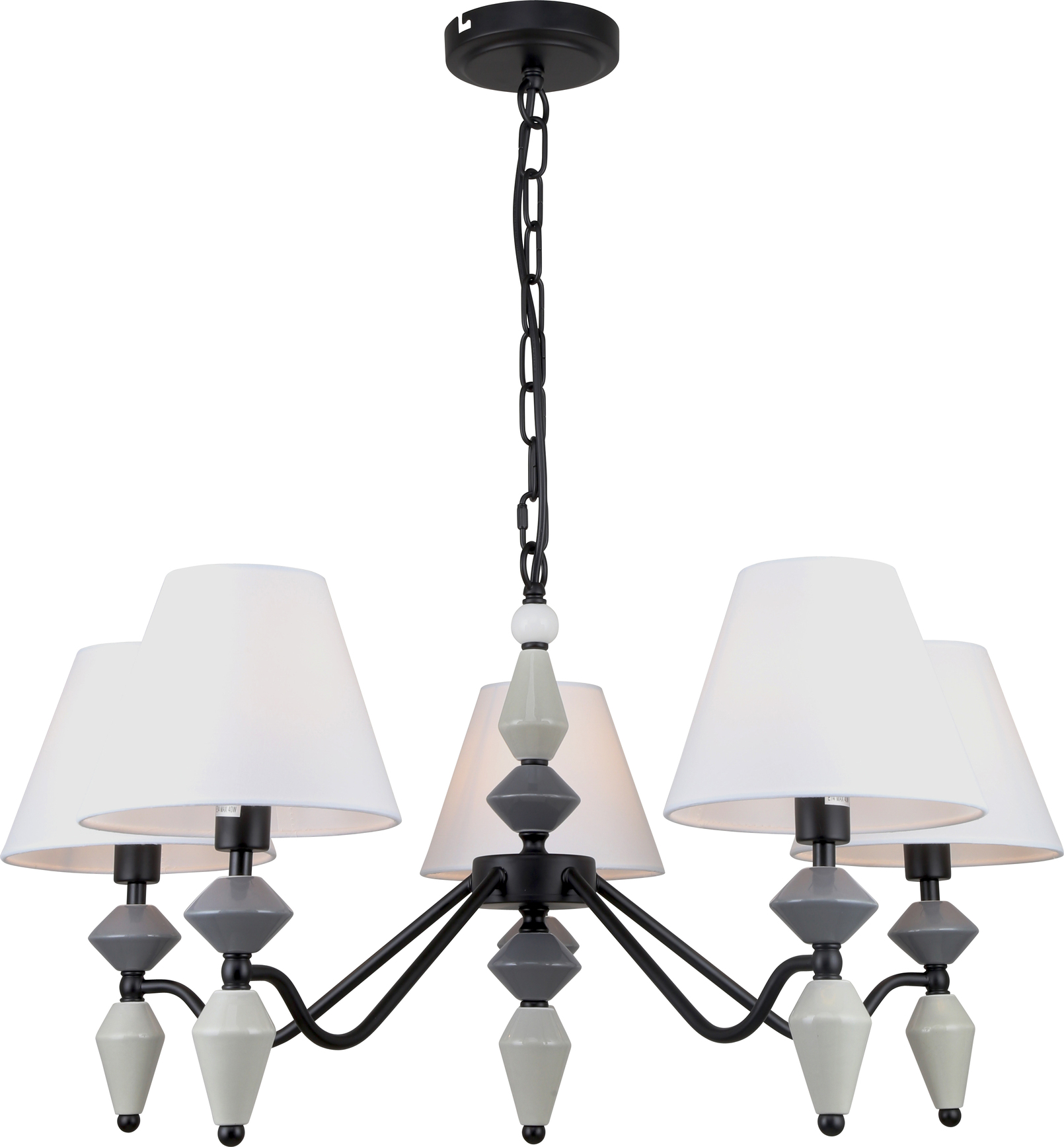 Люстра 5хЕ14 40Вт классика 2096-305 Alisia