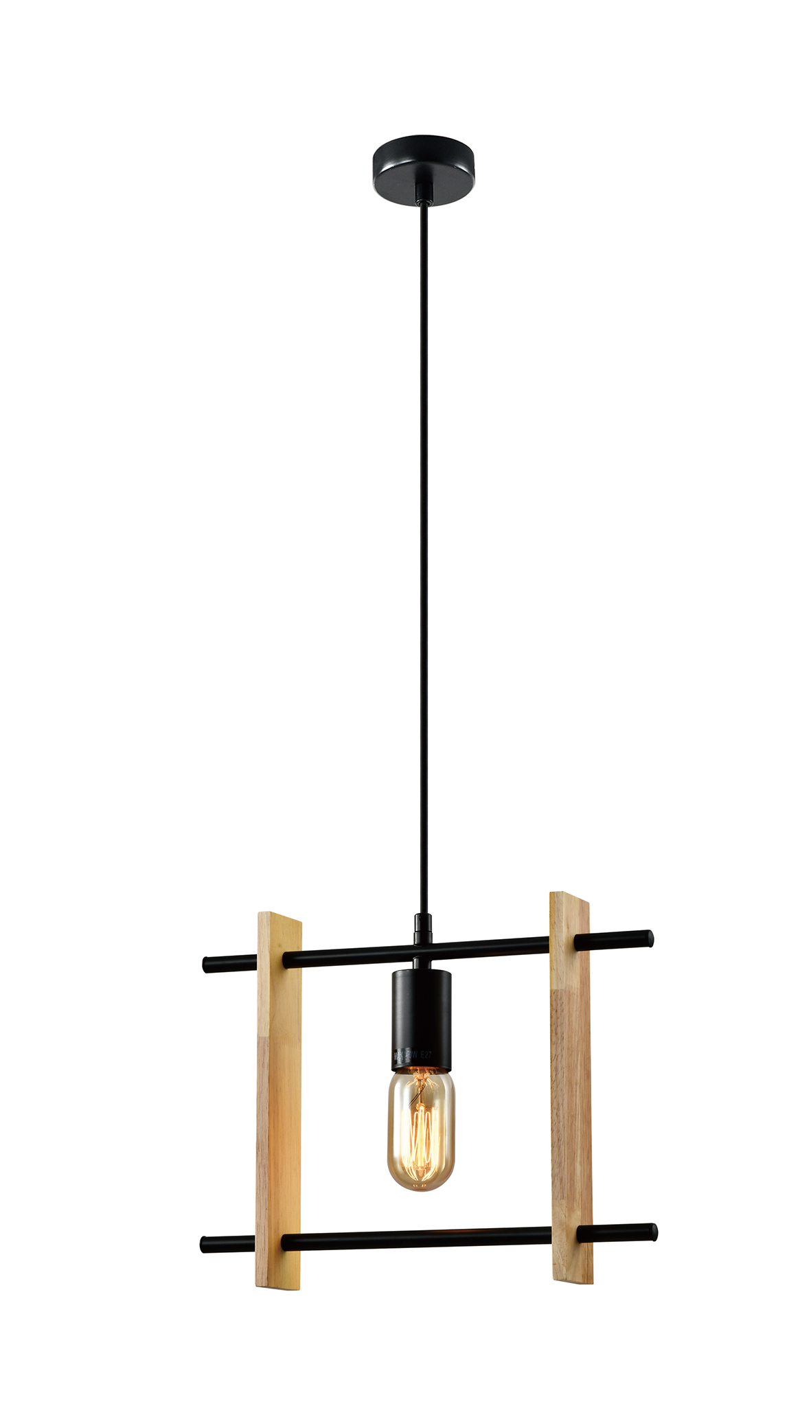 Светильник подвесной (подвес) Elizabeth 5107-201 1 х Е27 40 Вт лофт - кантри потолочный квадратный