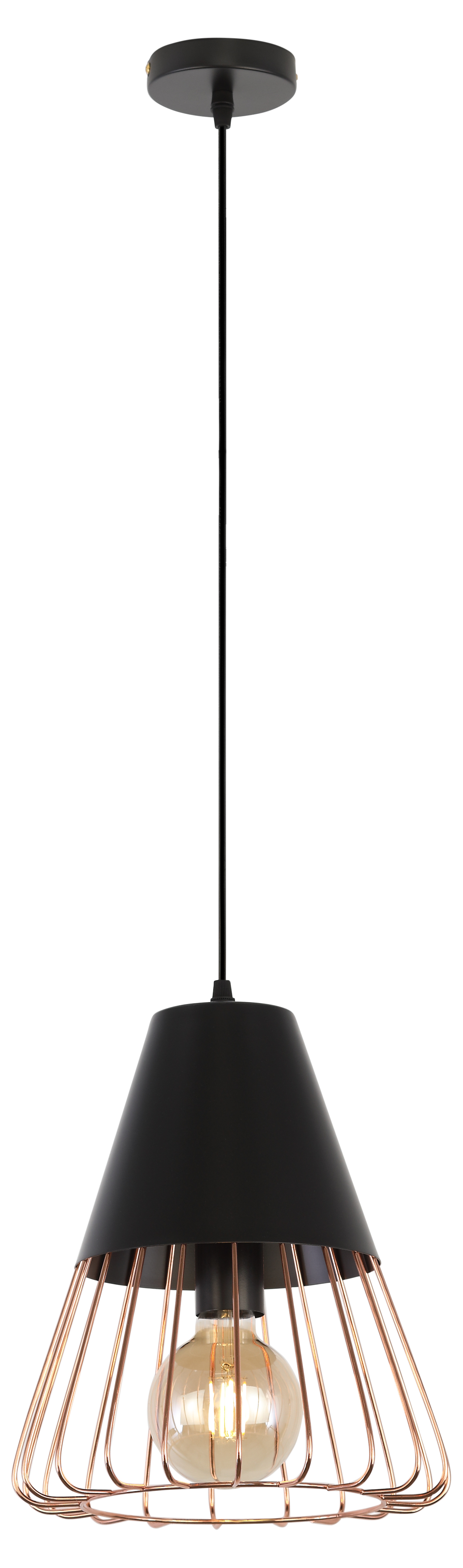 Светильник подвесной (подвес) Kasimira 5050-201 1 х E27 60 Вт лофт - кантри