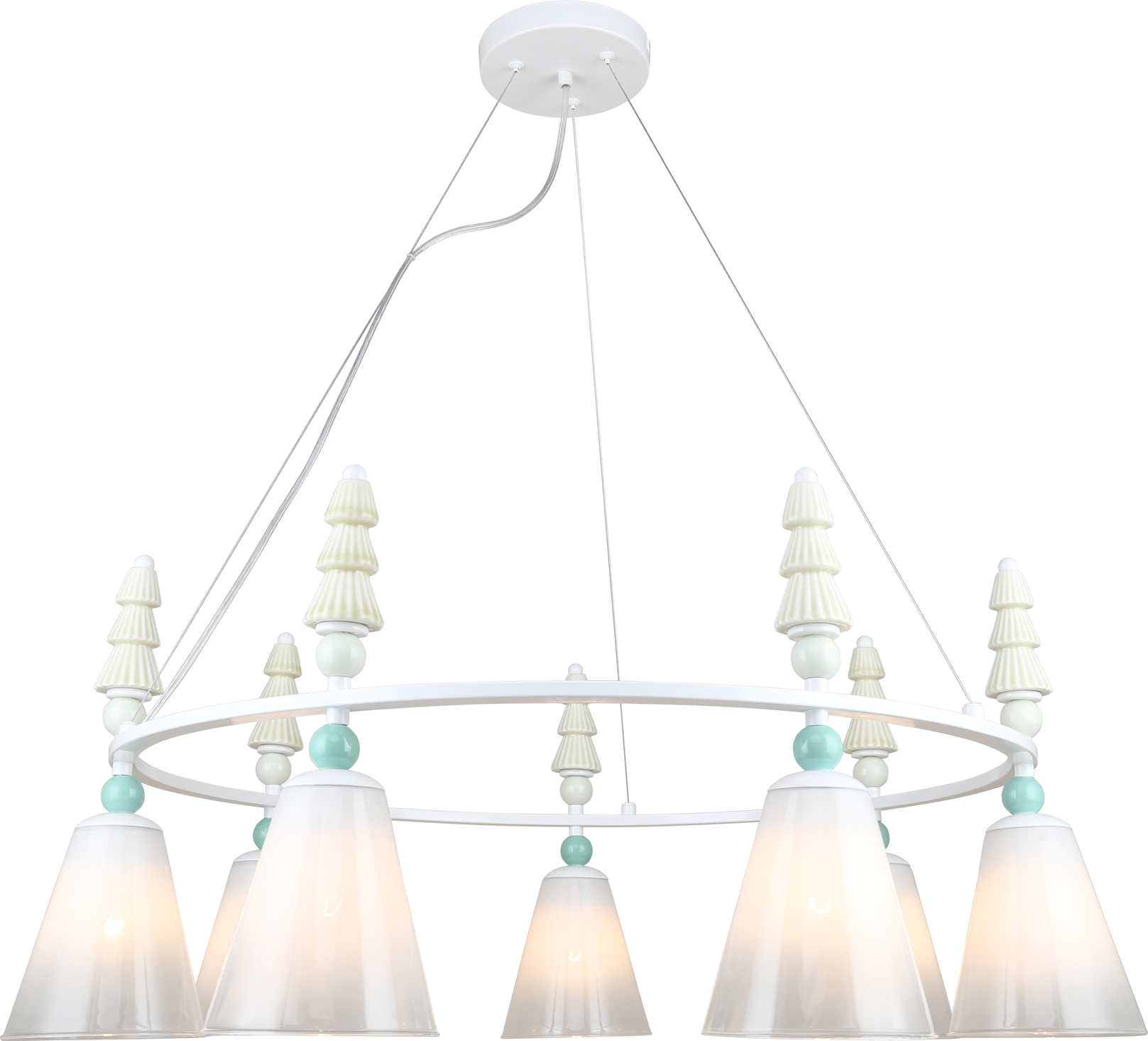 Люстра 7хЕ27 60Вт 4146-307 Cataleya дизайн