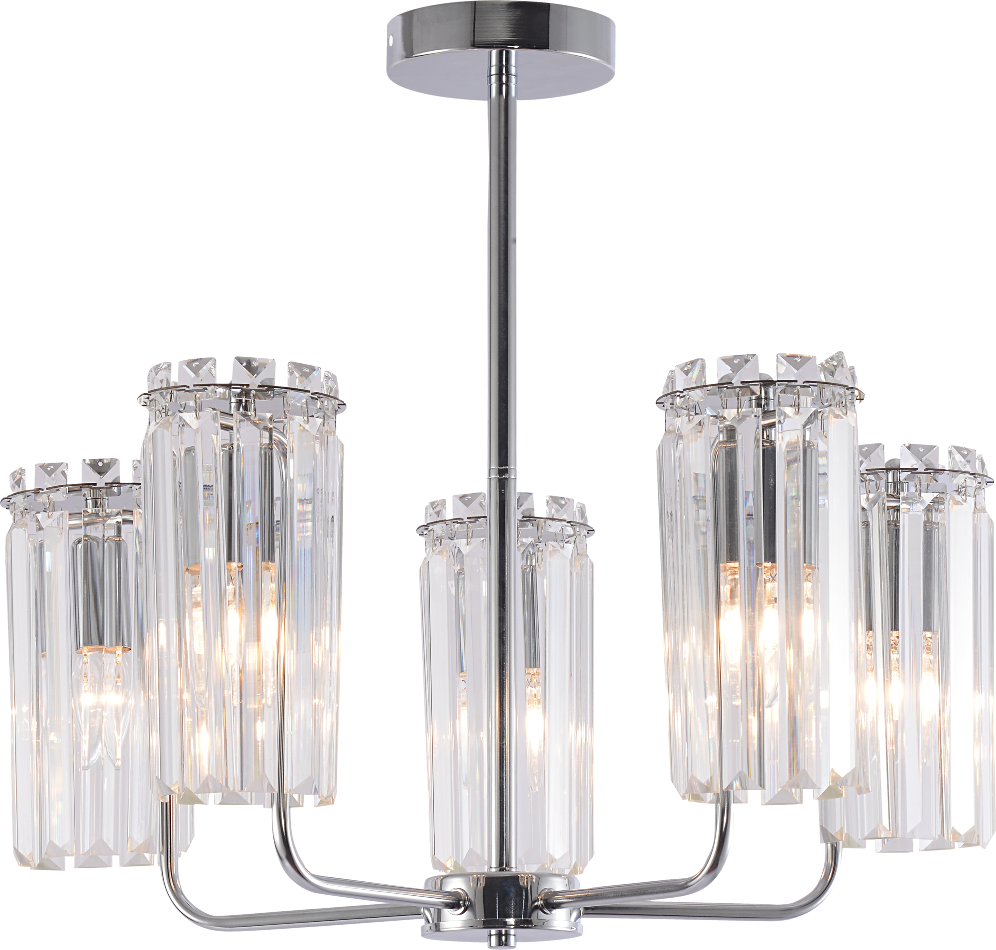 Люстра Ifa 1063-305 5хЕ14 40 Вт хрусталь