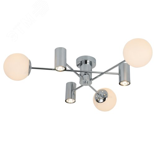 Люстра 3xE27 40 Вт + 3xGu10 7 Вт 3164-303 модерн Tanya - фото 1