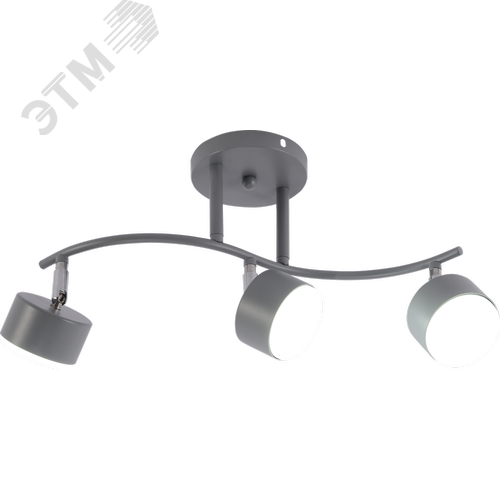 Светильник настенно-потолочный спот 15Вт поворотный Rivoli Vivien 7077-703 3хGX53 - фото 1