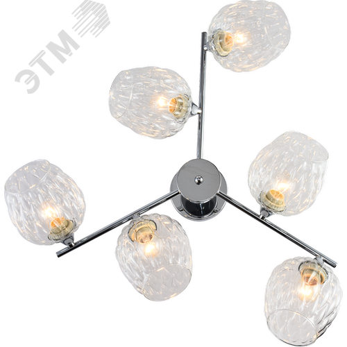 Люстра Arlene 3139-306 6 х Е27 60 Вт модерн - фото 3