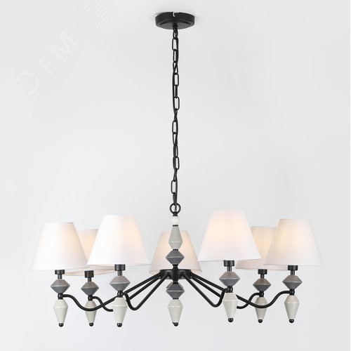 Люстра 7хЕ14 40Вт классика 2096-307 Alisia - фото 6