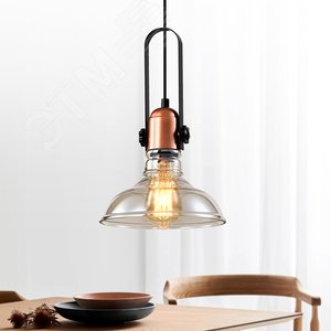 Светильник подвесной (подвес) Leila 4093-201 1 х Е27 40 Вт дизайн потолочный - фото 2