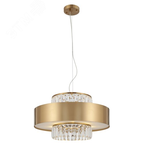 Люстра 6хЕ14 40Вт хрусталь 1051-306 Vickie - фото 1