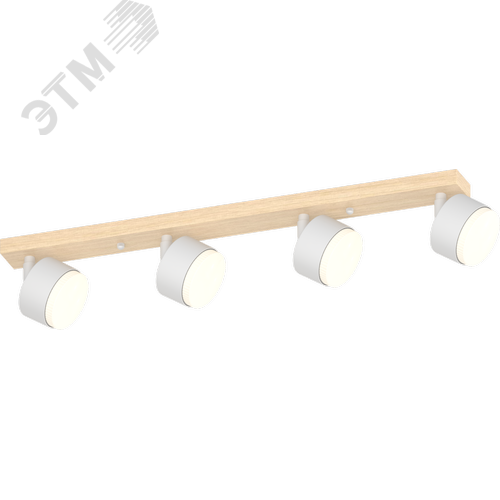 Светильник настенно-потолочный спот 15Вт поворотный Rivoli Vivian 7078-704 4хGX53 - фото 1