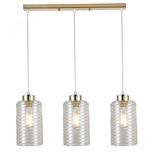 Светильник подвесной (подвес) Malice 9124-203 3 х Е27 40 Вт модерн потолочный - фото 1