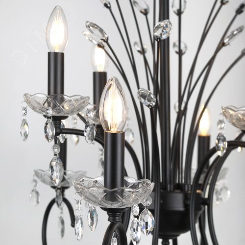 Люстра 12хЕ14 40Вт классика 2097-312 Anamaria - фото 10