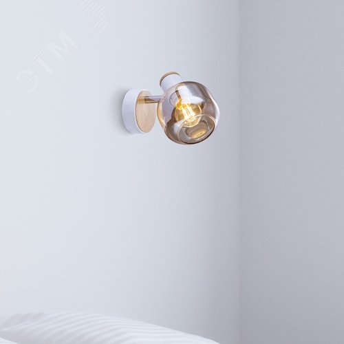 Светильник настенно-потолочный спот поворотный 1xE14 40Вт 7025-701 Kalisto - фото 3