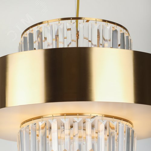 Люстра 6хЕ14 40Вт хрусталь 1051-306 Vickie - фото 9