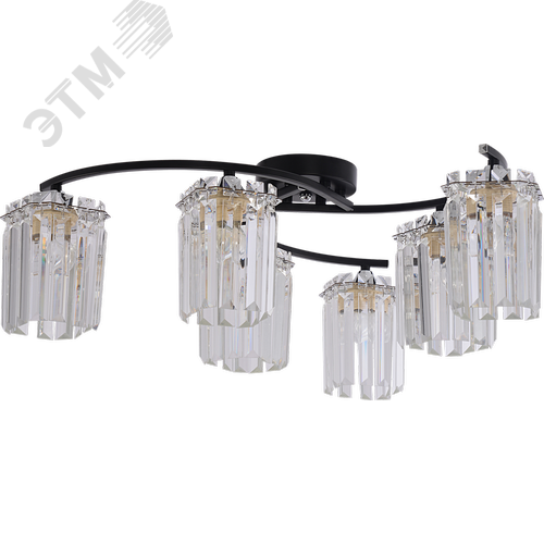 Люстра June 1062-306 6хЕ27 60 Вт хрусталь - фото 2