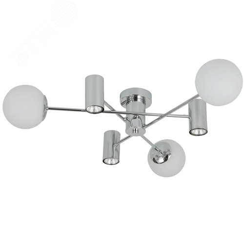 Люстра 3xE27 40 Вт + 3xGu10 7 Вт 3164-303 модерн Tanya - фото 2