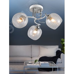 Люстра Estefany 9131-303 3 х Е27 40 Вт модерн - фото 2