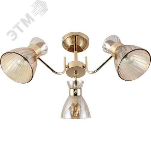 Люстра 3хЕ27 60 Вт модерн Rivoli Victoria 9183-303 - фото 2