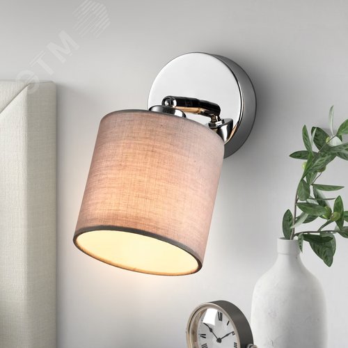 Светильник настенно-потолочный спот поворотный с выключателем 1 xE14 40Вт 7058-701 Perlita - фото 5