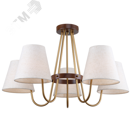 Люстра Bridget 2071-305 5 х Е14 40 Вт классика - фото 1