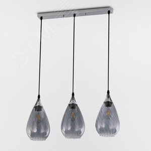 Светильник подвесной (подвес) Lily 9122-203 3 х Е27 40 Вт модерн потолочный - фото 6