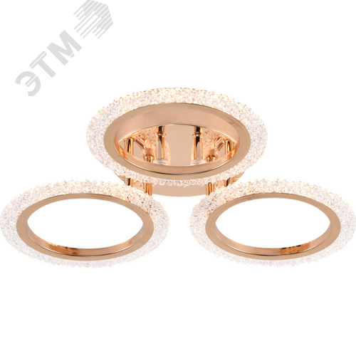 Светильник светодиодный потолочный ДПБ-42Вт 3000-6000К с пультом Rivoli Evlalia 6178-703 - фото 1