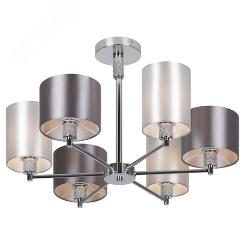 Люстра Ebony 2081-306 6 х Е14 40 Вт классика - фото 1