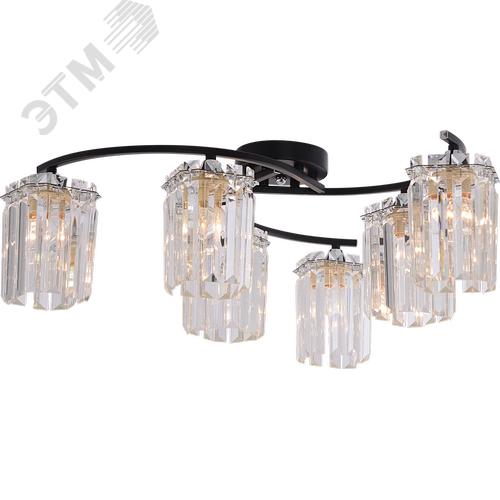 Люстра June 1062-306 6хЕ27 60 Вт хрусталь - фото 1