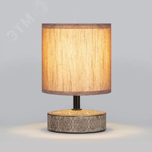 Лампа настольная Eleanor 7070-502 1 х Е14 40 Вт керамика кофейная - фото 3