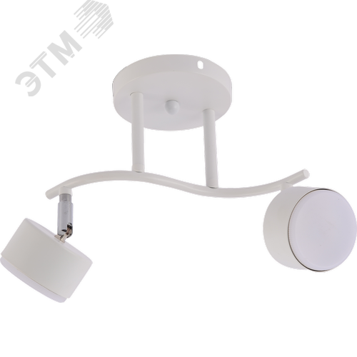 Светильник настенно-потолочный спот 15Вт поворотный Rivoli Batty 7080-702 2хGX53 - фото 2