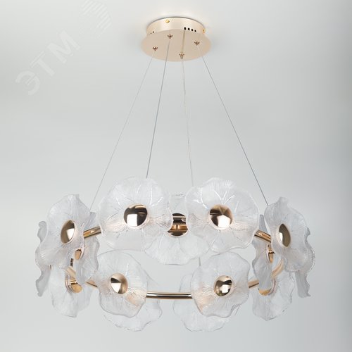 Люстра светодиодная LED 30Вт 3000K 6135-101 Shannon дизайн - фото 4