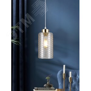 Светильник подвесной (подвес) Malice 9124-201 1 х Е27 40 Вт модерн потолочный - фото 4