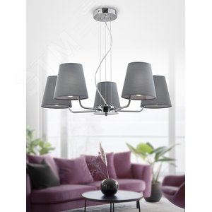 Люстра Evie 2087-305 5 х Е14 40 Вт классика - фото 3