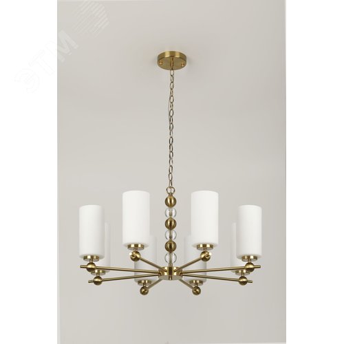 Люстра 8хЕ27 40Вт 3181-310 модерн Antonella - фото 4