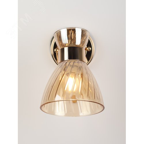 Светильник настенный (бра) с выключателем Victoria 9183-401 1 х Е27 60 Вт модерн - фото 9