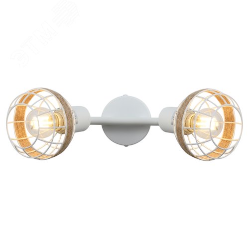 Светильник настенно-потолочный спот поворотный 2xE14 40Вт 7034-702 Anselma - фото 3