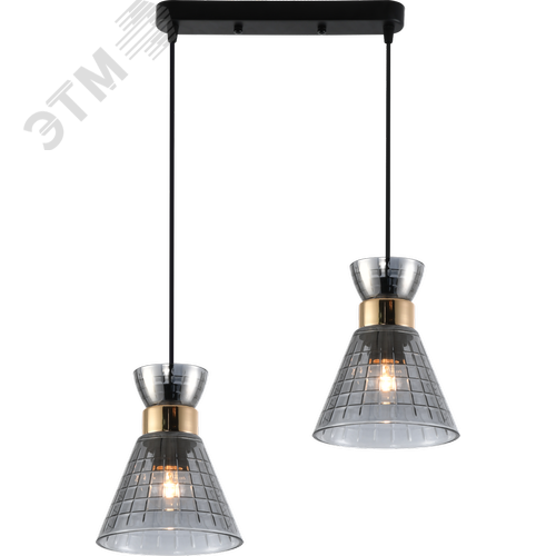 Светильник подвесной 2хЕ27 60 Вт модерн Rivoli Isla 9187-302 - фото 1