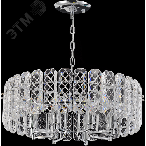 Люстра Whitney 1050-308 8 х Е14 40 Вт хрусталь - фото 5