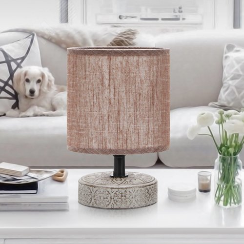 Лампа настольная Eleanor 7070-502 1 х Е14 40 Вт керамика кофейная - фото 7