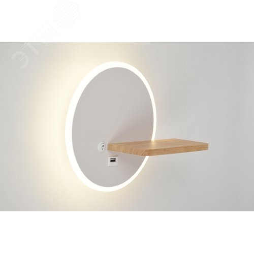 Светильник настенный светодиодный LED 22Вт 4000К с выключателем 6154-401 Anastasia - фото 2