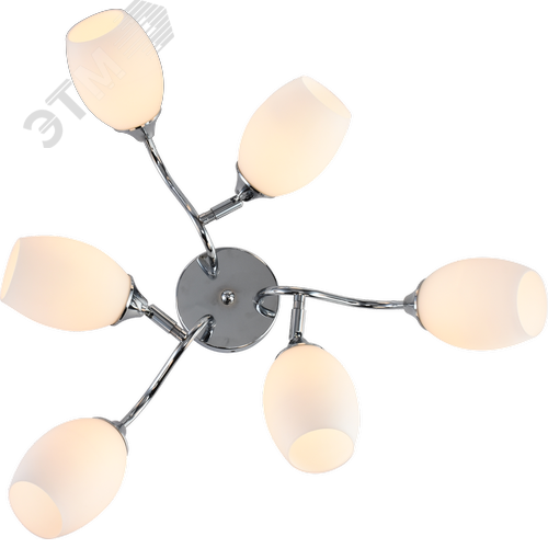 Люстра Hollie 3135-306 6 х Е27 60 Вт модерн - фото 3