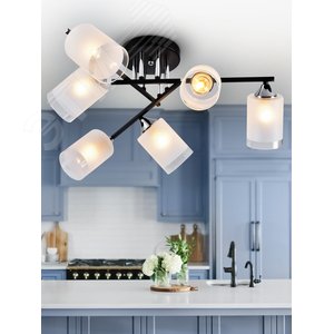 Люстра Marielle 9073-306 6 x E27 60 Вт модерн - фото 3