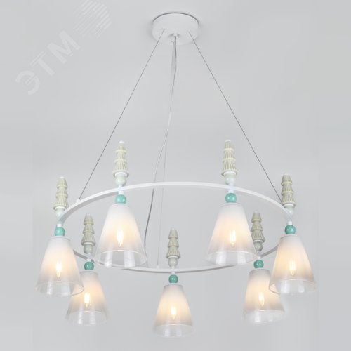 Люстра 7хЕ27 60Вт 4146-307 Cataleya дизайн - фото 5