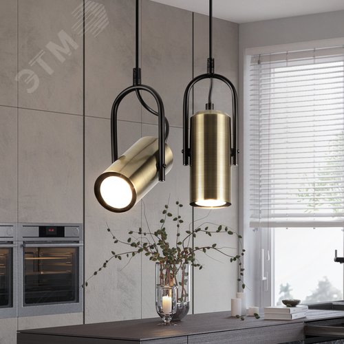 Светильник подвесной (подвес) Elfriede 3101-201 1 х GU10 25 Вт модерн потолочный - фото 5