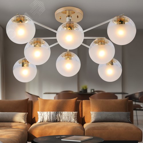 Люстра Umbra 3129-308 8 х Е27 40 Вт модерн - фото 5