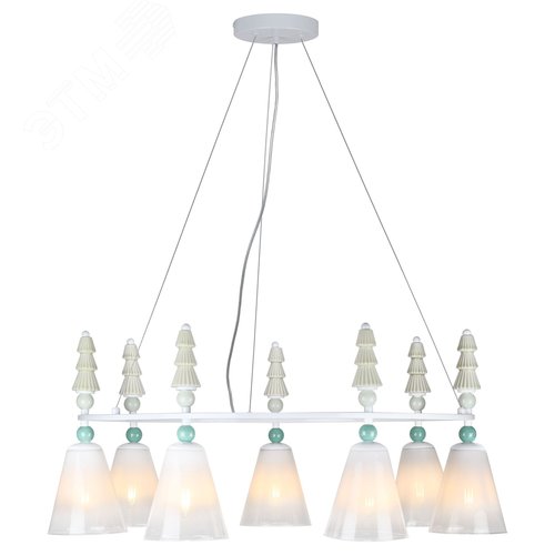 Люстра 7хЕ27 60Вт 4146-307 Cataleya дизайн - фото 6