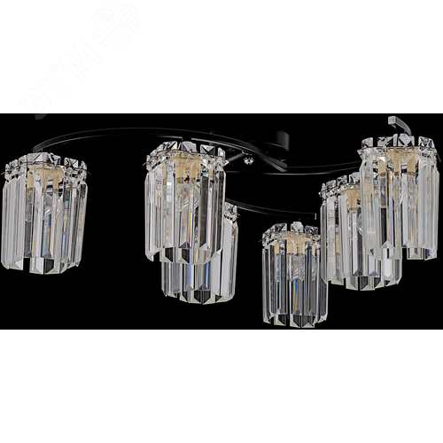 Люстра June 1062-306 6хЕ27 60 Вт хрусталь - фото 4