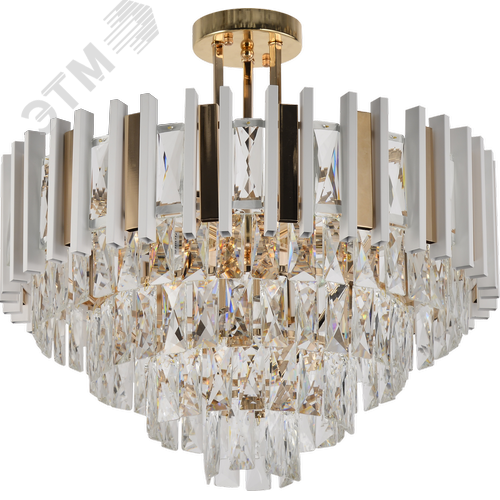 Люстра Nicole 1041-308 8 х Е14 40 Вт хрусталь - фото 2