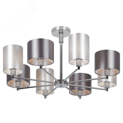 Люстра Ebony 2081-308 8 х Е14 40 Вт классика - фото 1